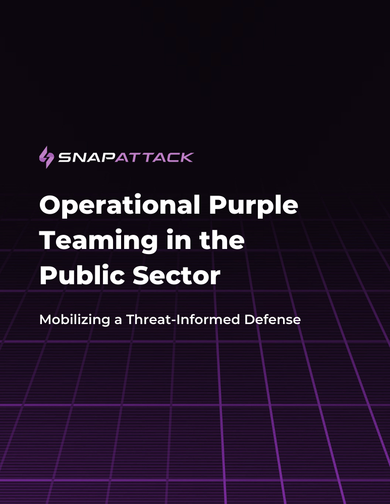 SnapAttack Operational Purple Teaming in the Public Sector